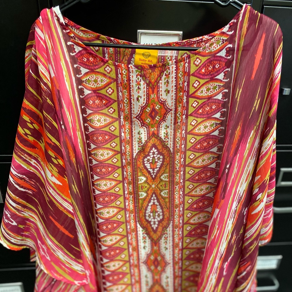 Double layered ruby rd top 2x
